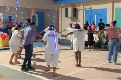notícia: Governo do Amapá promove bem-estar e alegria com 'Luau de Páscoa' para pacientes da psiquiatria do Hcal