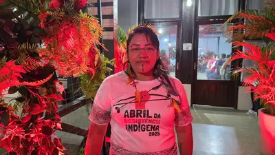 notícia: ‘Fomos recebidos bem, isso mostra o respeito’, diz liderança indígena durante reunião do Abril da Resistência em Macapá