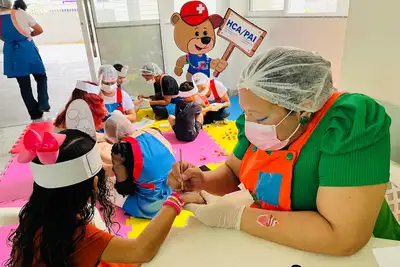 notícia: 'Páscoa Divertida' do Governo do Amapá leva alegria e esperança a crianças e adolescentes internados no HCA/PAI