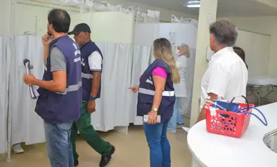 notícia: Procon Amapá realiza diligência em hospital particular na Zona Sul de Macapá para verificar cumprimento das leis do consumidor