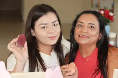 notícia: Mulheres do Residencial Miracema são capacitadas em curso de automaquiagem em Macapá