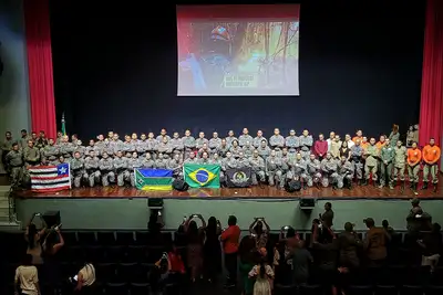 notícia: Governo do Amapá e Ministério da Justiça encerram instrução nacional sobre combate a incêndios florestais