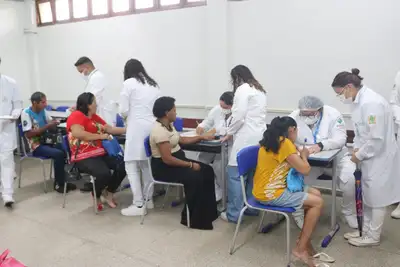 notícia: ‘Cepajob em Ação’ beneficia cerca de 400 pessoas com mais de 30 serviços gratuitos de cidadania e saúde em Macapá