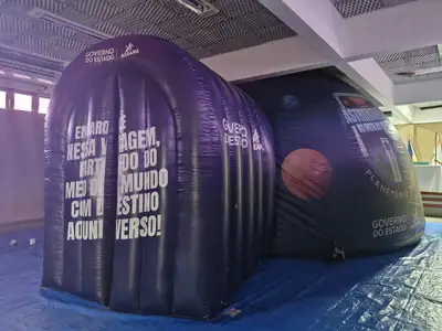 notícia: 'Cepajob em Ação': Planetário Móvel é destaque em evento social e educativo do Governo do Amapá