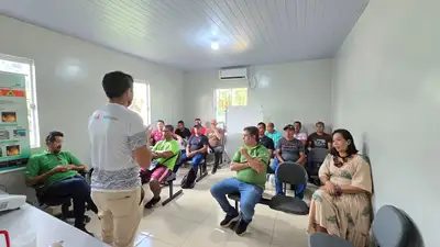 notícia: Governo do Amapá capacita agentes ambientais indígenas para combater praga da mandioca em Oiapoque