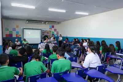 notícia: Governo do Amapá apoia oficinas de imersão na língua francesa para alunos da rede estadual 