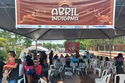 notícia: Governo do Amapá leva serviços de saúde para o 'Dia D de Resistência Indígena' em Macapá