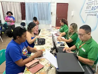 notícia: Governo do Amapá realiza mais de 300 atendimentos itinerantes do projeto TEAcolho durante Abril Azul