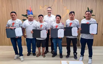 notícia: Governo do Amapá fortalece assistência rural em aldeias e contrata agentes ambientais indígenas para territórios Waiãpi