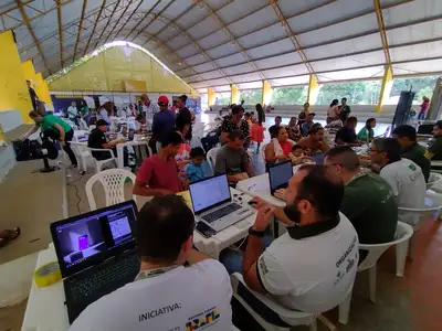 notícia: Agricultores de Ferreira Gomes recebem atendimento rural em ação integrada do Governo do Amapá e órgão federais 