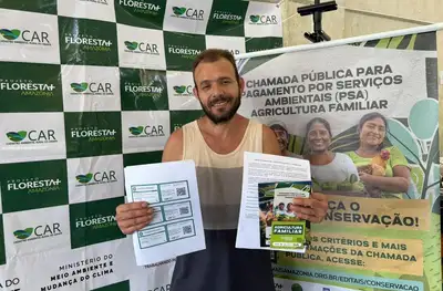 notícia:  ‘Consegui resolver tudo o que precisava’, diz agricultor durante ação integrada do Governo do Amapá, em Ferreira Gomes