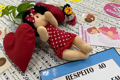 notícia: Hospital da Mulher Mãe Luzia e Ministério Público debatem violência obstétrica e o impacto na saúde materna