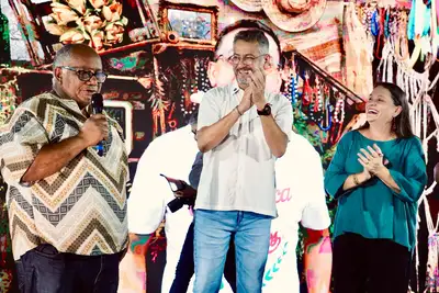notícia: Governo do Estado anuncia em coletiva de imprensa seletiva inédita para incluir composição do Amapá no samba-enredo da Mangueira em 2026