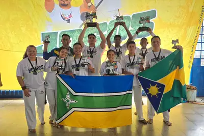 notícia: Com apoio do Governo do Estado, delegação do Amapá conquista pódio em todas as categorias nos Jogos de Capoeira, em Minas Gerais