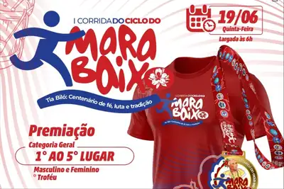notícia: Com apoio do Governo do Amapá, 1ª Corrida do Ciclo do Marabaixo exalta cultura afroamapaense