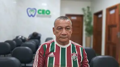 notícia: ‘Vim ver um problema na gengiva e ganhei uma prótese’, comemora feirante atendido pelo mutirão do Mais Sorriso do Governo do Amapá