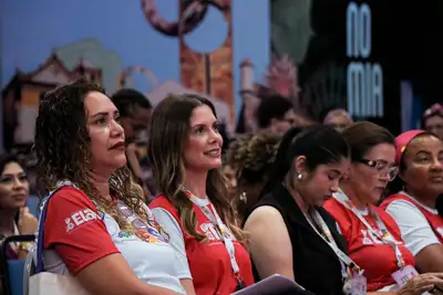 Foto: Nayana Magalhães/GEA Primeira-dama do Amapá, Priscilla Flores, está a frente da coordenação do 1º ELAS