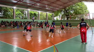 notícia: Governo do Amapá encerra seletiva municipal dos Jogos Escolares com mais de 1,8 mil participantes em Macapá e Santana