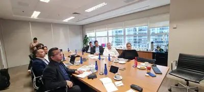 notícia: Governo do Amapá acompanha investimentos previdenciários da Amprev em reuniões com bancos em São Paulo