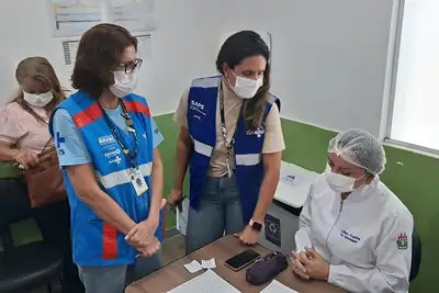 notícia: Síndromes respiratórias: Governo do Amapá acompanha Força Nacional do SUS em visitas técnicas às UBSs de Macapá