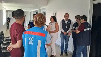 notícia: Força Nacional do SUS reúne para diagnosticar necessidades do Amapá no combate ao surto de síndromes respiratórias
