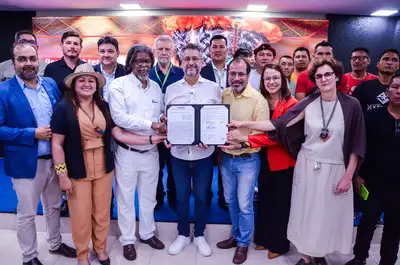 notícia: Governos do Amapá e Federal firmam parceria de R$ 4,7 milhões para fortalecer produção indígena no Oiapoque
