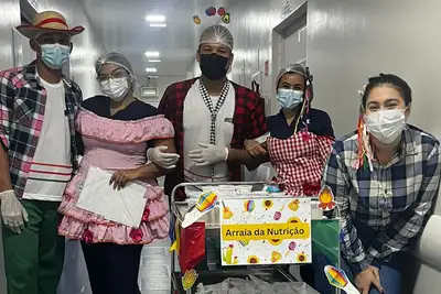 notícia: Unidade Estadual de Internação do Amapá promove 'Arraial Junino' com sabor, nutrição e alegria para pacientes 