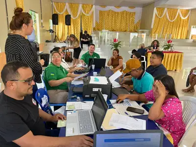 notícia: Caravana de Atendimento Rural do Governo do Amapá leva cidadania e políticas públicas às comunidades ribeirinhas do estado