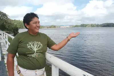 notícia: ‘Mais que uma entrega, é um reconhecimento valoroso para nós’, diz ribeirinha durante entrega do Plano do Rio Araguari 
