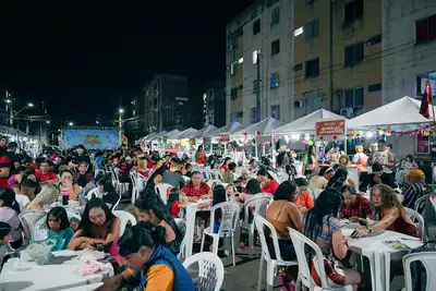 notícia: Famílias do Habitacional Jardim Açucena celebram 'Arraiá dos Residencia' com prêmios, quadrilhas, concursos e geração de renda