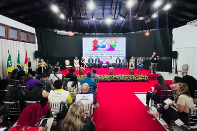 notícia: Abertura da 3ª Conferência Estadual de Saúde do Trabalhador foca em direitos e valorização de profissionais que movem o Amapá