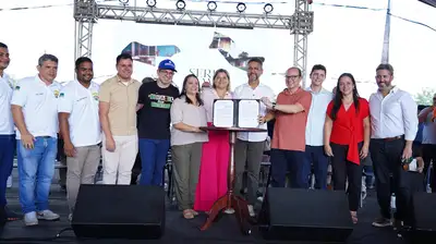 notícia: Governo do Amapá firma convênio de R$ 4,5 milhões para limpeza urbana e educação ambiental em Serra do Navio