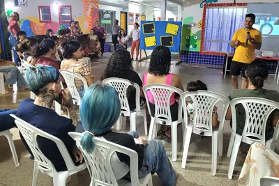 notícia: Com apoio do Governo do Amapá, Residencial Vila dos Oliveiras recebe 1º Encontro do Vila 2.0 'Transformando Jovens, Construindo Futuro'
