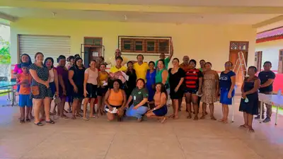 notícia: Governo do Amapá e Anater promovem roda de conversa sobre os avanços do Programa ATER Mulher na Reserva do Cajari