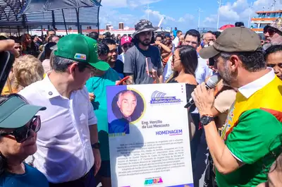 notícia: 'Representa dignidade e segurança aos usuários', destaca governador Clécio Luís na entrega do novo Terminal Hidroviário Hercílio Mescouto, em Macapá