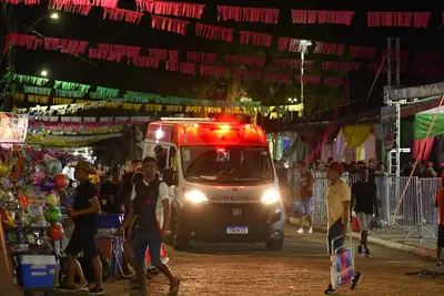 notícia: Moradores e visitantes contam com atendimento de saúde reforçado em Mazagão Velho durante a Festa de São Tiago