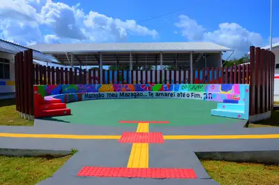 notícia: Governador Clécio Luís vai entregar Escola Estadual Dr. Murilo Braga completamente reconstruída para estudantes de Mazagão