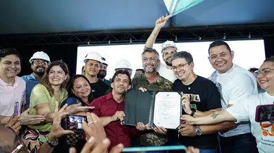 notícia: 'Mais uma obra para melhorar a vida das pessoas‘, destaca governador Clécio Luís sobre novo Mercado Público do Residencial Jardim Açucena, em Macapá