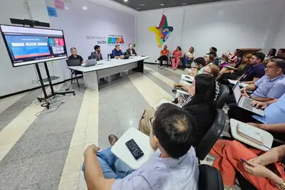 notícia: Governo do Amapá apresenta novo sistema automatizado do Fundo Rotativo Hospitalar aos gestores da saúde
