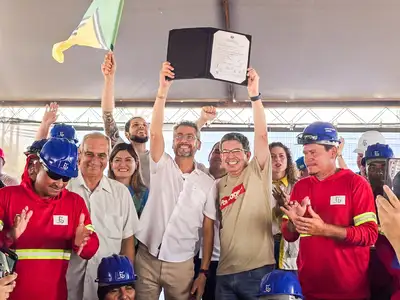 notícia: 'Investimentos para gerar oportunidades reais e transformar vidas', diz governador Clécio Luís em entrega e anúncio de obras no Residencial Miracema