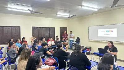 notícia: Professores do Amapá recebem capacitação da 'Central do Saeb' para fortalecer ensino e preparar para avaliação de 2025