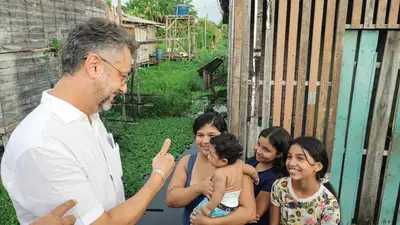 notícia: Ponte Firme: governador Clécio Luís inspeciona avanço da reconstrução da passarela do 'Gonzaguinha', em Macapá