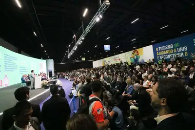 notícia: Governo do Estado integra e apresenta atrativos do Amapá no Salão do Turismo 2025, em São Paulo