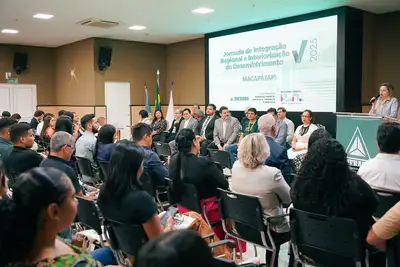 notícia: Jornada de Integração: Governo do Amapá e Suframa anunciam mais R$ 7,9 milhões em investimentos em pesquisa, desenvolvimento e inovação