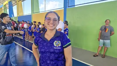 notícia: 'Agora temos um espaço digno para nossos alunos', diz professora sobre nova quadra entregue pelo Governo do Amapá em Laranjal do Jari