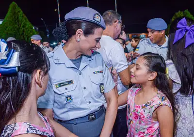 notícia: 'Represento a dedicação de 1.066 mulheres da corporação', evidencia policial militar promovida ao posto de coronel da Polícia Militar do Amapá
