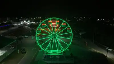 notícia: Roda-gigante perto da Arena Rio Amazonas garante diversão do público e momentos marcantes na 54ª Expofeira do Amapá