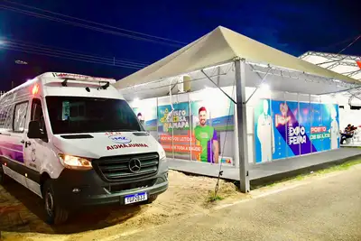 notícia: FOTOS: público curte 1º  dia de programação da 54ª Expofeira do Amapá com acolhimento em saúde