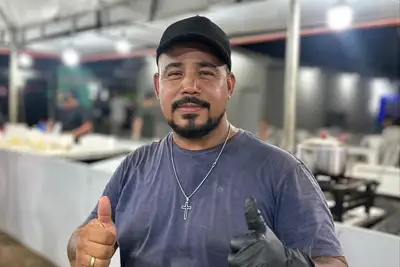 notícia: 'Suporte foi rápido e eficiente e isso nos dá tranquilidade para trabalhar’, diz empreendedor ao buscar serviço de saúde na 54ª Expofeira do Amapá