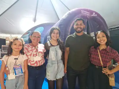 notícia: 'Aproveitei para conhecer o espaço com minha família', diz visitante do Planetário Móvel na 54ª Expofeira do Amapá